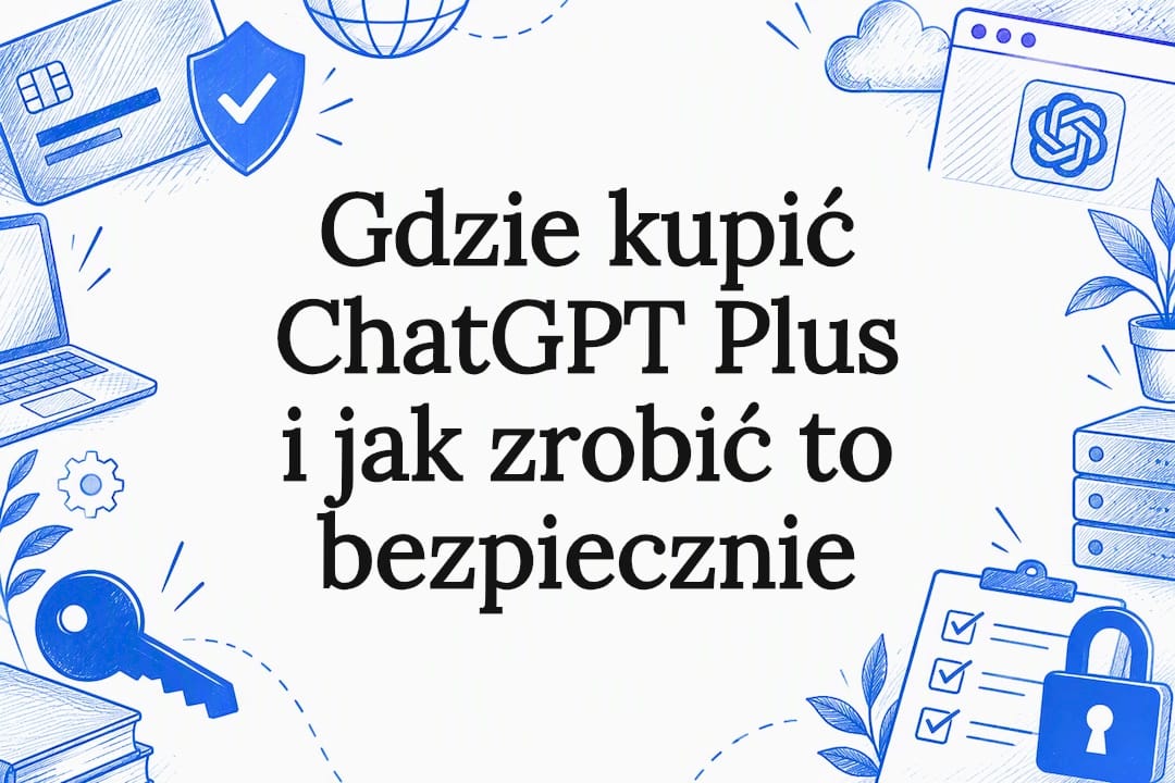 Obrazek pokazujący, jak bezpiecznie kupić ChatGPT Plus
