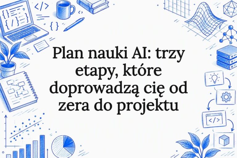 Przykładowa strona tytułowa planu nauki AI
