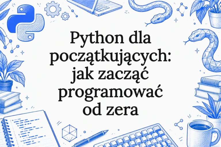 Przykładowa strona tytułowa kursu Pythona
