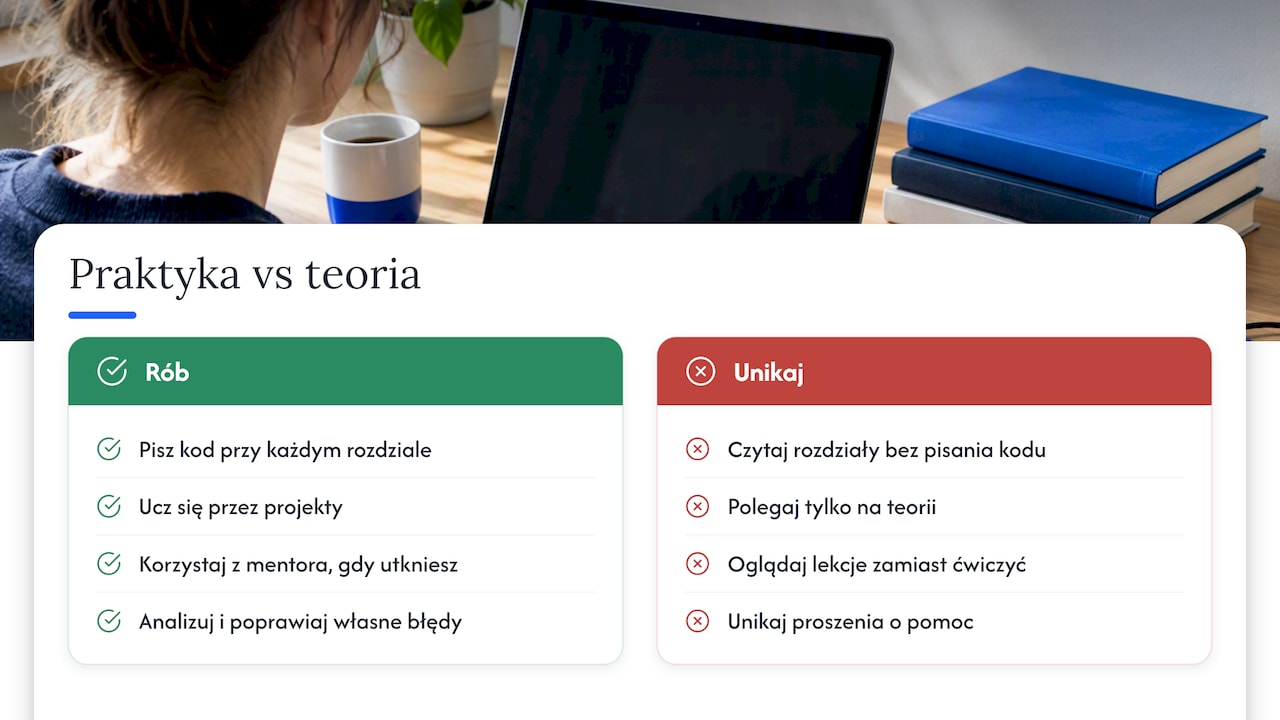Dlaczego praktyka wygrywa z samą teorią — overview diagram